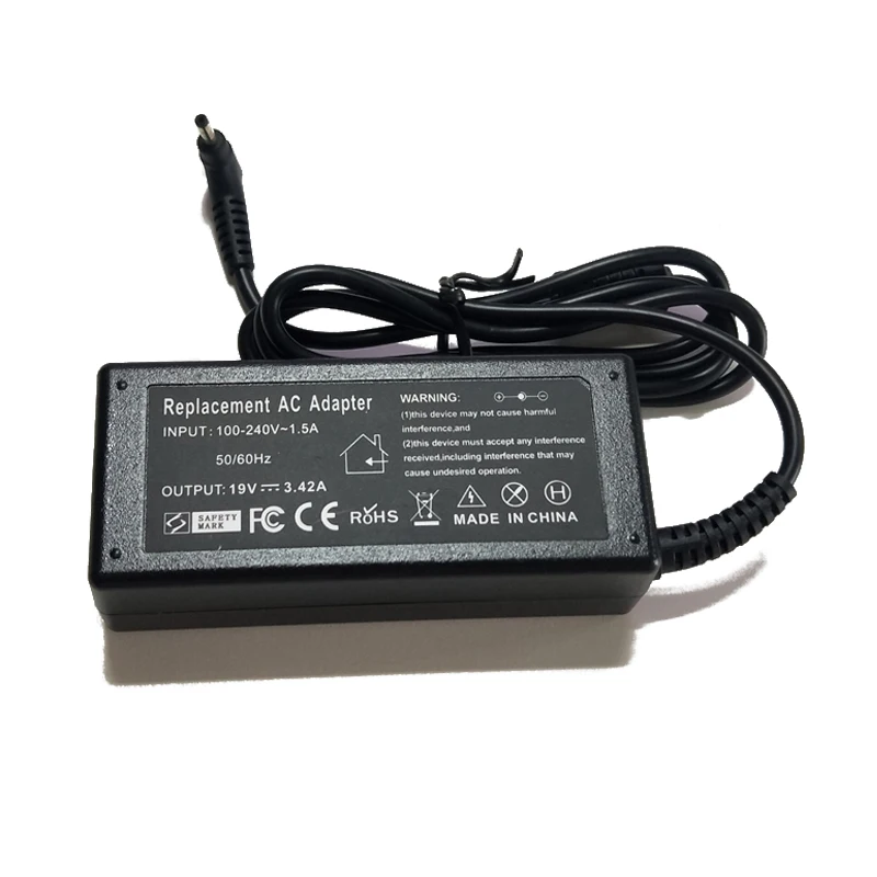 AC Charger OEM Adapter 19V 3.42A 65W 3.0*1.1mm Power Supply for Acer Laptop