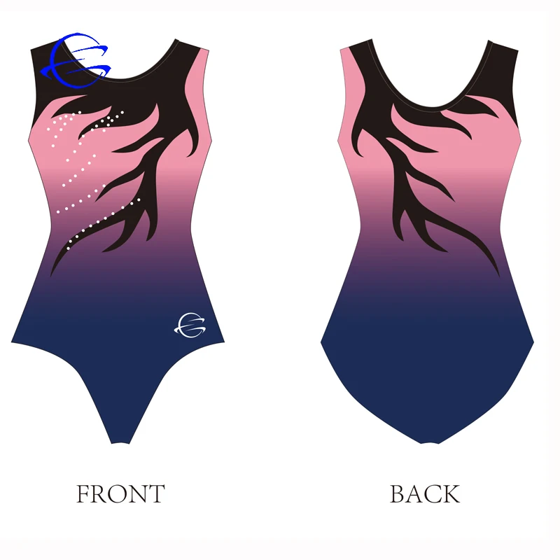 High Quality Leotards Gymnastics Girls Polyester Spandex Fabric Dance Training Tops Ballet Leotards