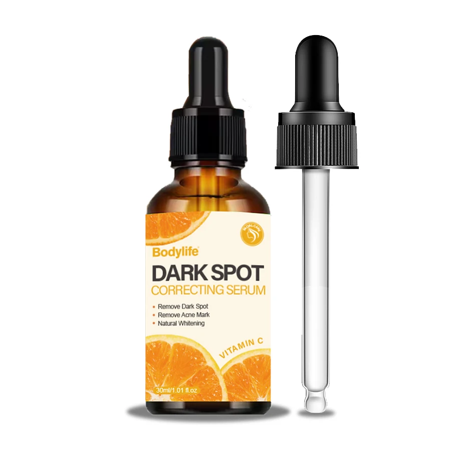 Private label customization Dark Spot Corrector Remover Melatonin Whitening Moisturizing Skin Care Vitamin C Serum
