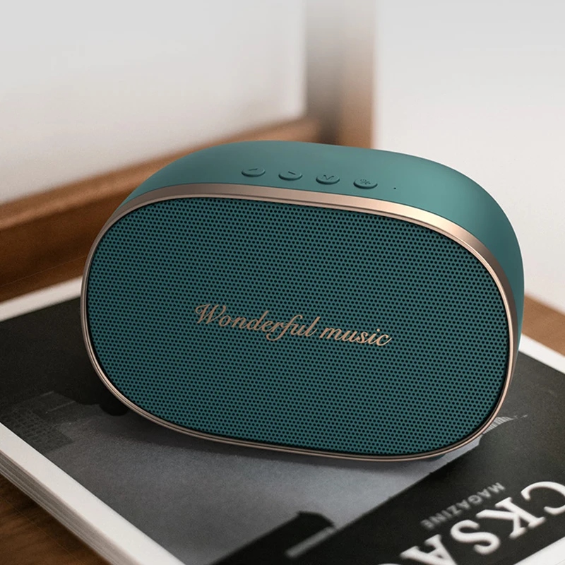 Новое поступление 6 Вт уличный и внутренний свет bluetooth 5 0 светодиодная стереоколонка водонепроницаемая со световым кольцом