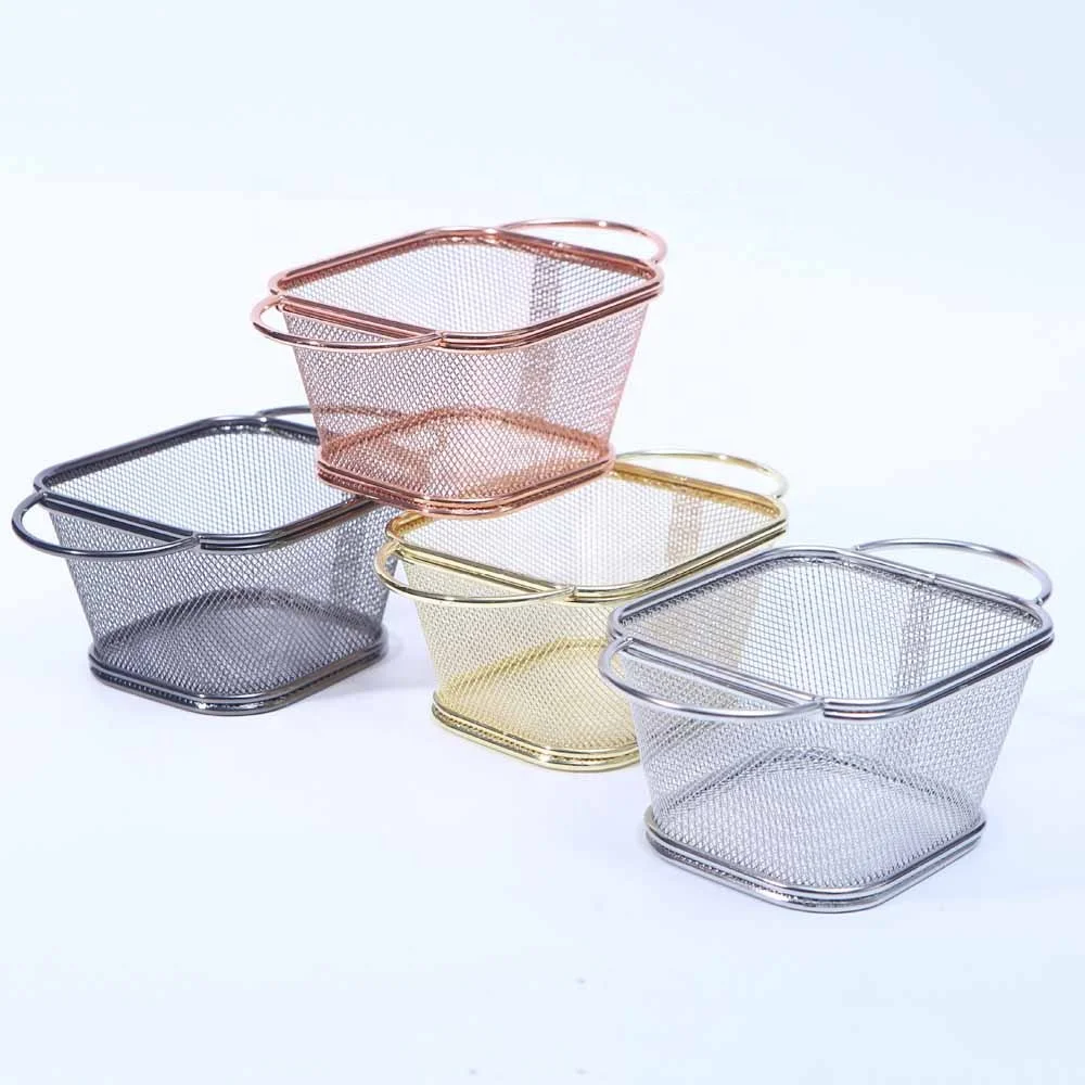 Mini French Deep Fryers Basket Net Mesh Fries Chip Kitchen Tool Stainless Steel In Stock