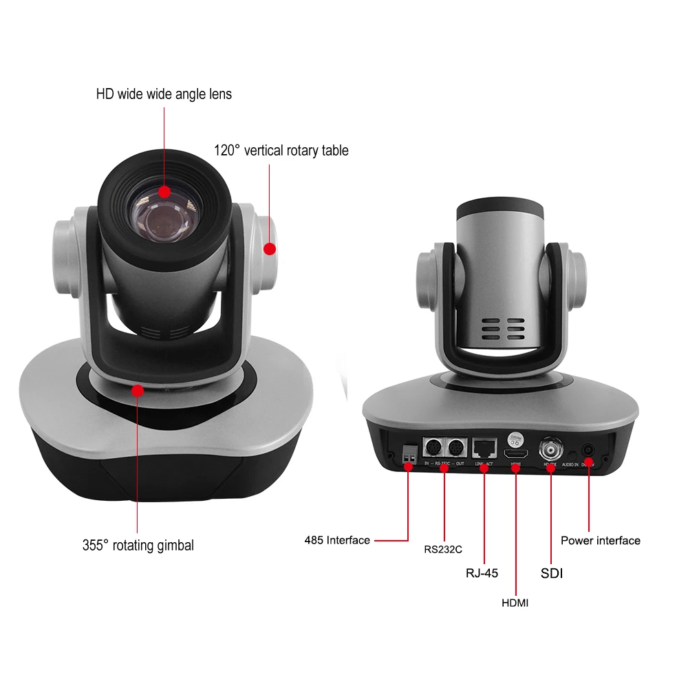 Anxinshi HD IP SDI 1080P 20X 12X Zoom видео конференц-камера со светодиодным дисплеем 3D контроллер