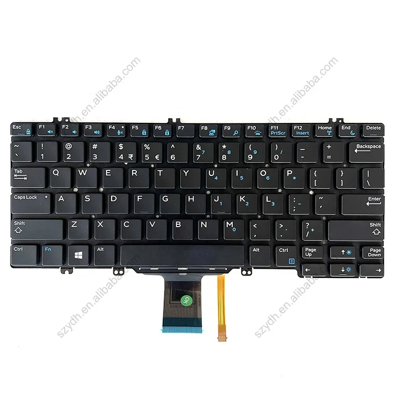 New Backlit Teclado UI US English Laptop Keyboard For Dell Latitude 5280 5288 5290 7280 7290 7380 7390 5289 2in1 7389 2in1 7390