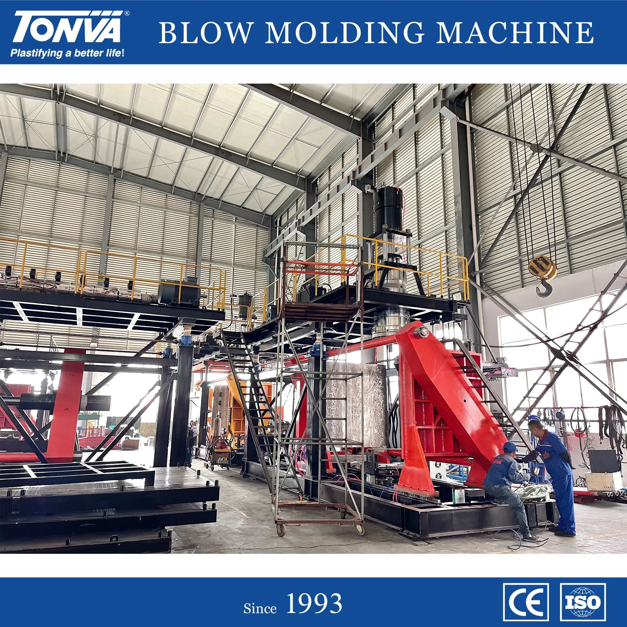 1000L Accumulator Head Blow Molding Plastic Pallet Machine