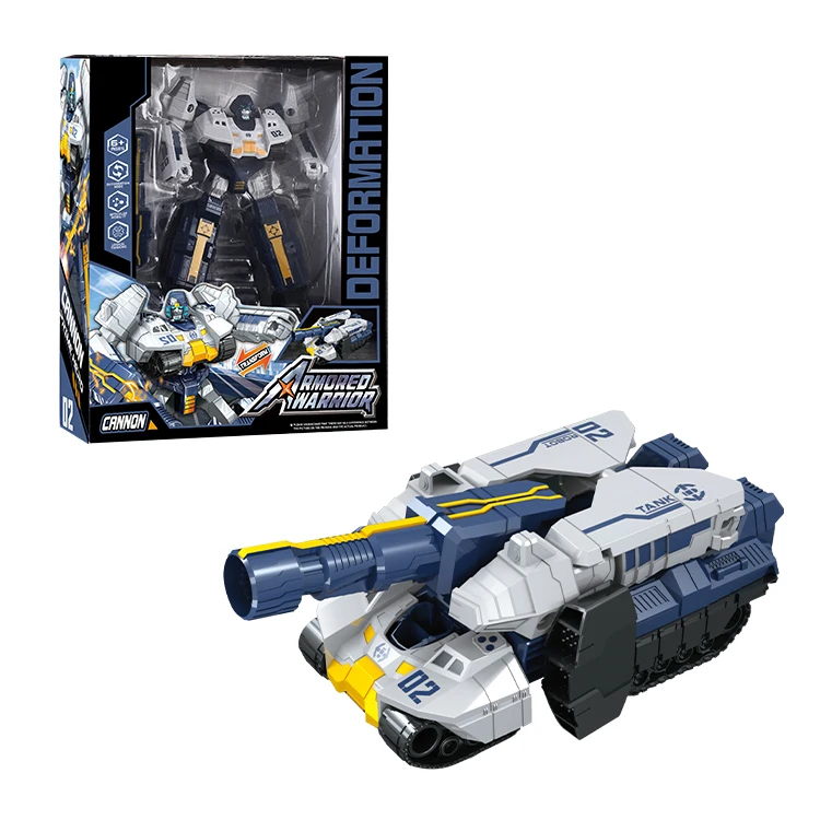 Transform Robot Toy 2 IN 1 Changeable Car Robot DIY Robot Car Deformation Warrior Toy For Boys