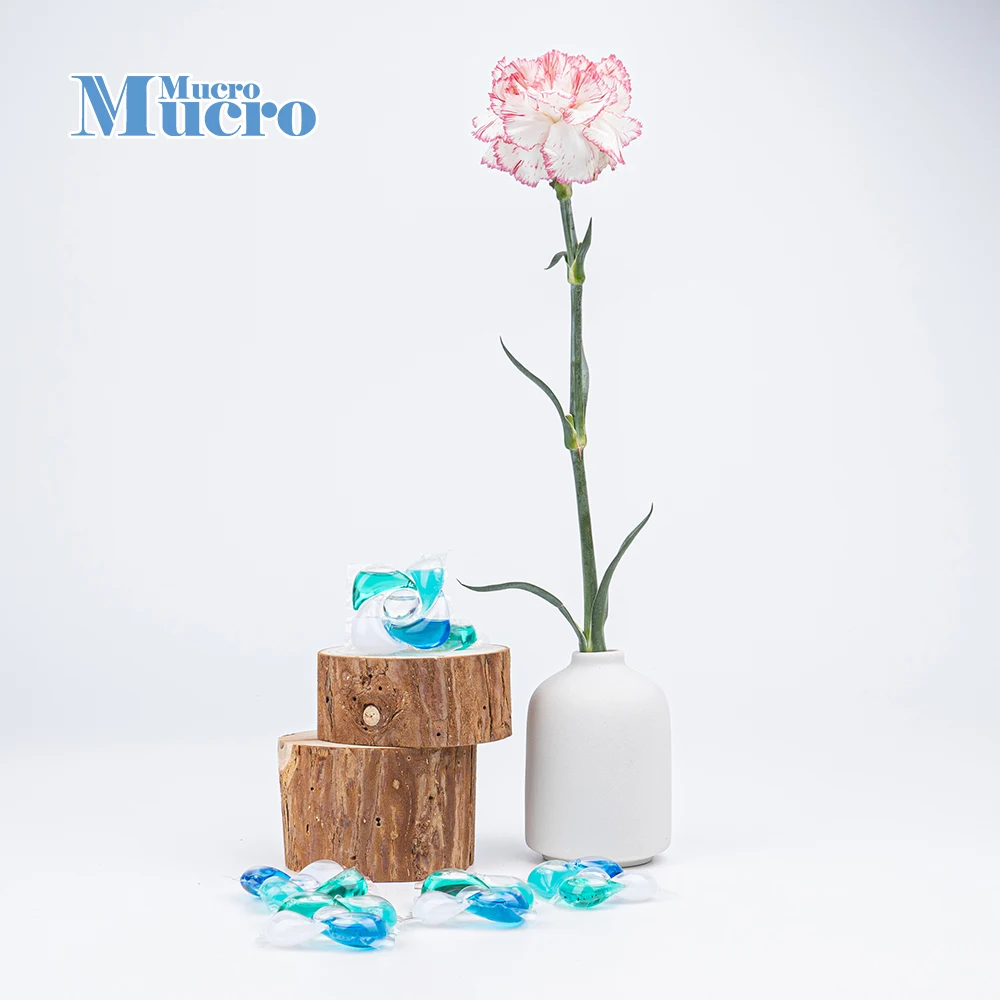 Oem Laundry Detergent Soap Beads Washing Pods Manufacturer 5 In 1 Tough Stain Removal Eco Liquid Laundry Detergent Capsules Pods