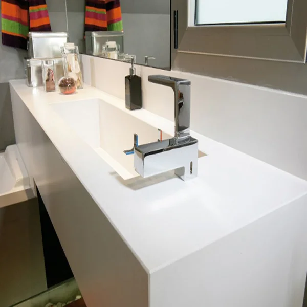 Kitchen countertop crystal white quartz kitchen tops