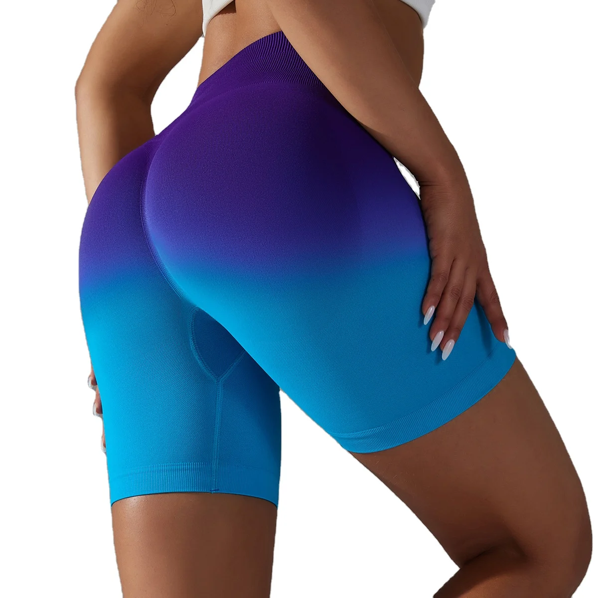 Wholesale Comfortable Outdoor High Stretchy Gym Athletic Fitness Yoga Wear Work Out hot pants short for women