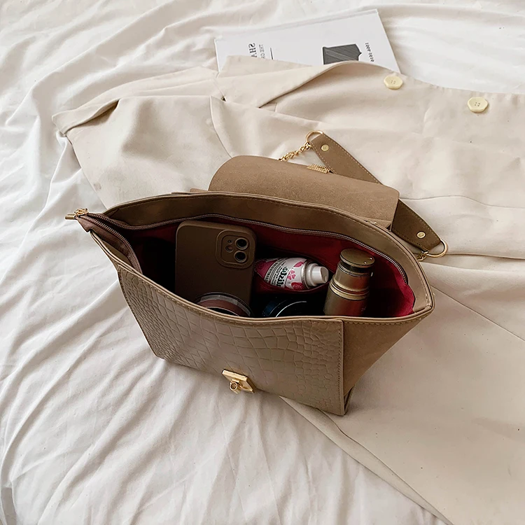 Trapezoid Handbags Shoulder Crossbody Bags for Women 2022 Luxury Design Suede Totes Ladies Messenger Bags Female Purses