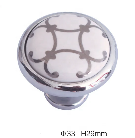 Decorative New Design Ceramic knob and handle for cabinet