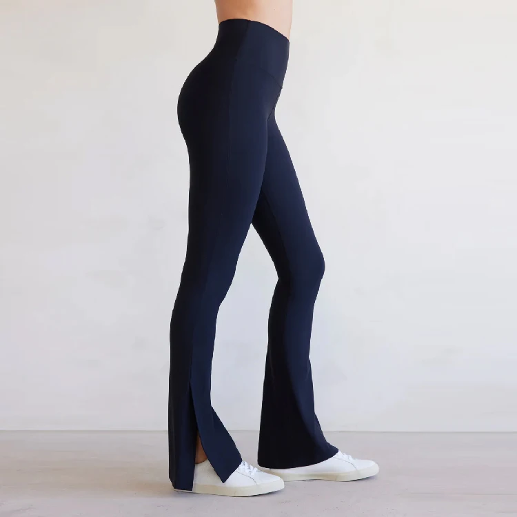 Custom Yoga Pants Women Athletic Yoga Tight Fitness Sports Gym Workout Flared Leggings