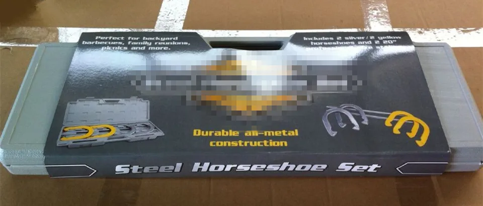 Железный литой подковообразный пластиковый ящик HRHS03