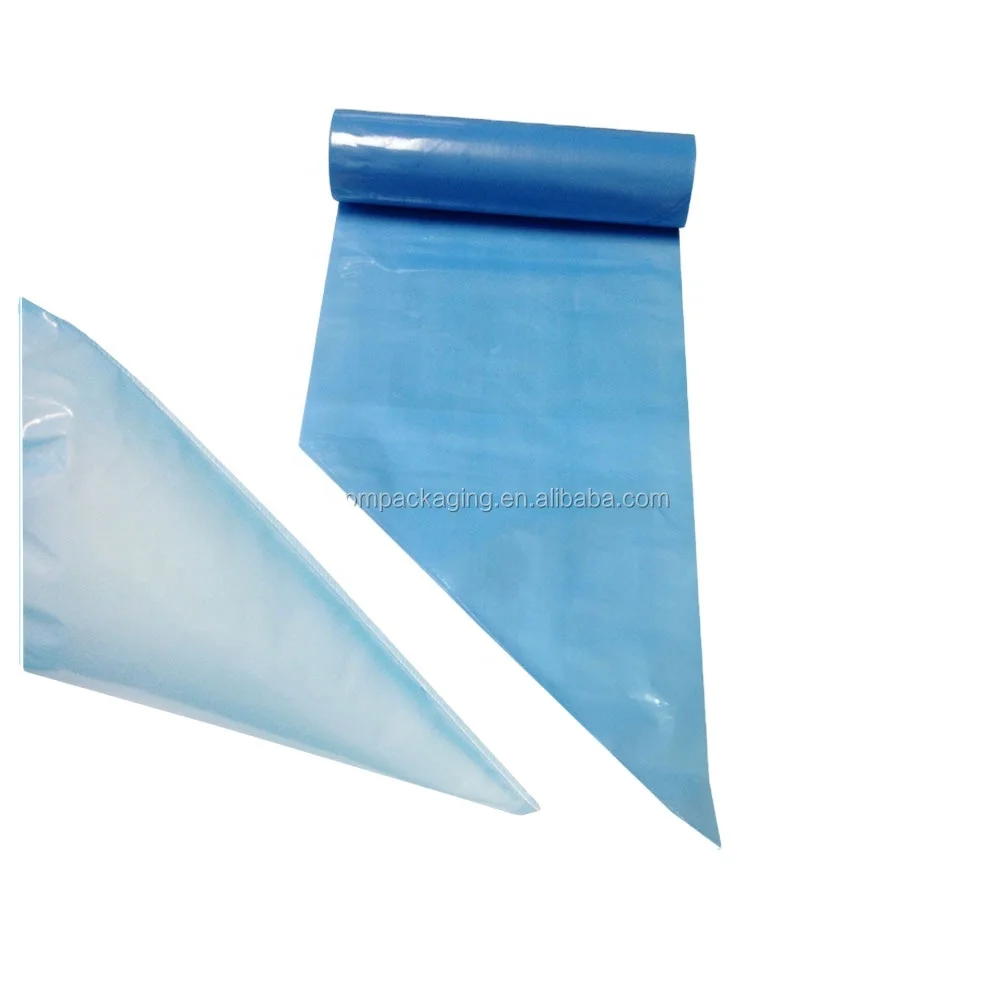 Disposable degradable food grade plastic LDPE pastry bag