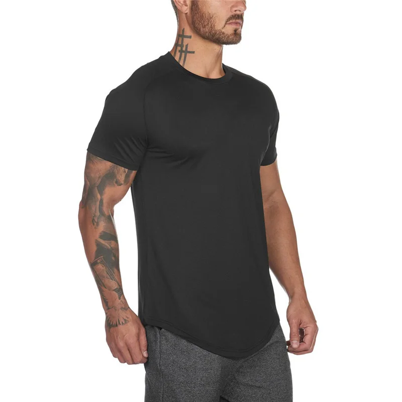 
2021 new Wholesale Dry Gym Shirt For Men Workout Fitness Clothing 