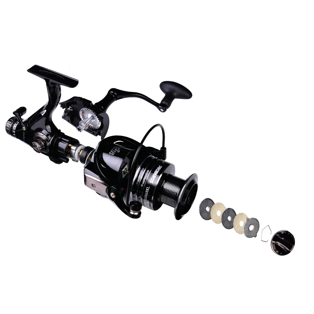 New Fishing Gear 5.2:1 4.7:1 Full Metal Spool Spinning Pole Lure Sea Fishing Tackle High Speed Long Casting Fishing Reel