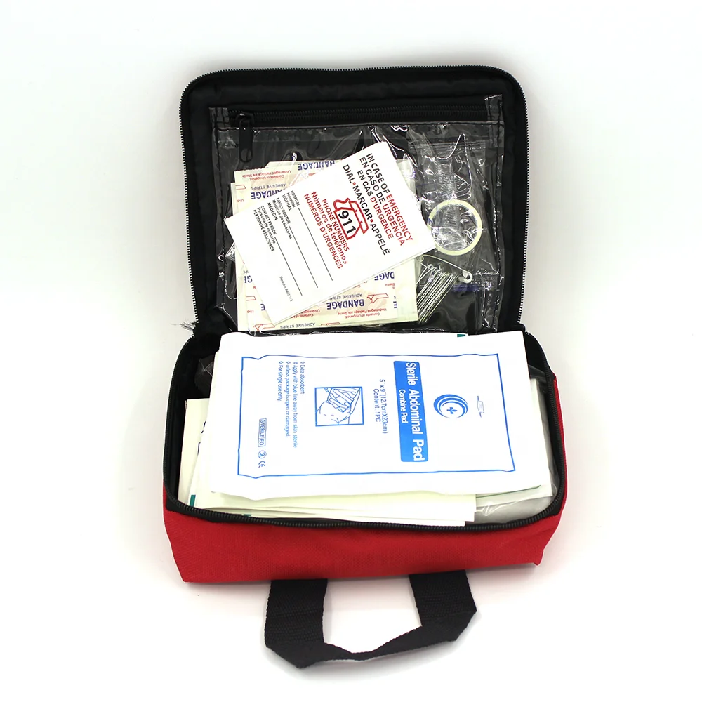 126-piece emergency survival Camping First aid bag emergency Survival for travel outdoor suit First aid kit for camping