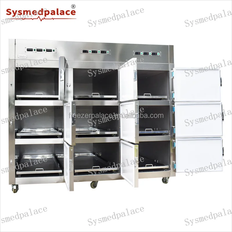 SYSMEDPALACE individual temperature control 1 2 3 4 6 8 9 rooms morgue freezer for funeral home service