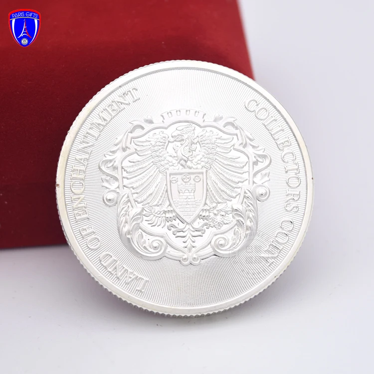 Shenzhen Factory Custom Stamping Souvenir Antique Metal gold coins bullion with castle design