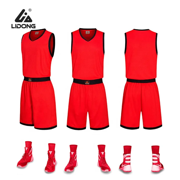 Factory price kid short sleeve basketball uniform designs men basketball jersey