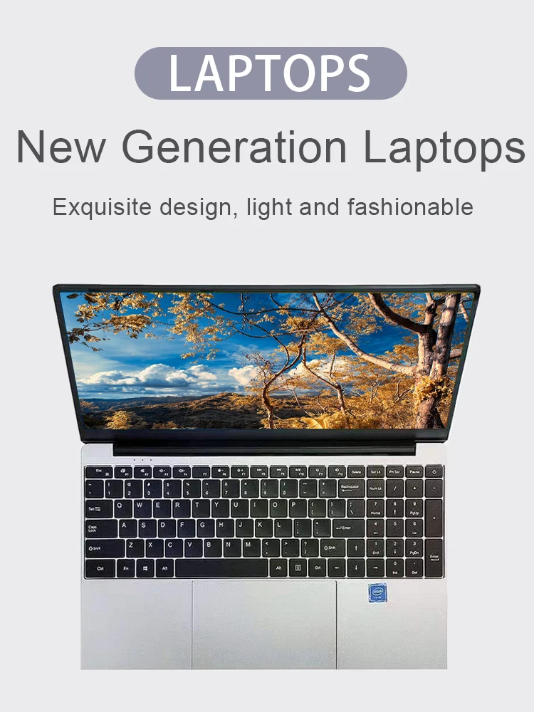 Factory 15.6 Inch Portable Laptops DDR4 8GB Storage 128GB Core N3350/J3355 Computer Lcd Screen Netbooks Custom Pc Laptop