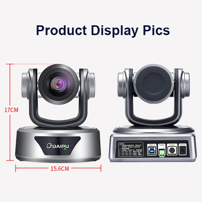 DAIPU 4K 1080P HD 3 10 12 20 30X conference camera ptz Optic USB NDI SDI system Auto Tracking Video Conference