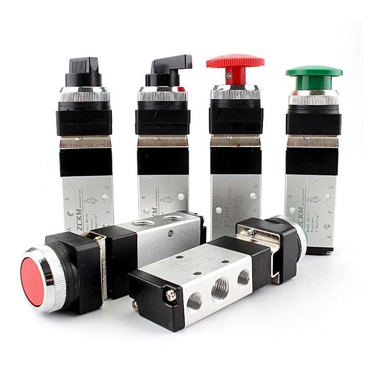 Cheap prices hot sale aluminum alloy air quick pneumatic two-position five-way mechanical solenoid valve JMJ