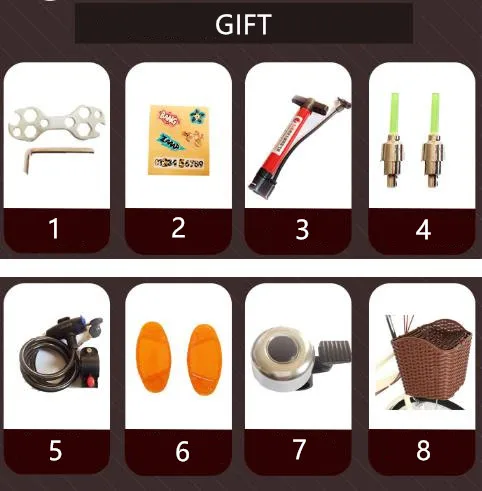 Hot sale OEM 24inch 26' bicycle women adult lady student princess retro city commuting walking work countryside cruiser bike