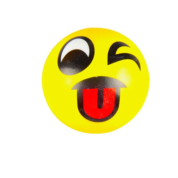 Promotion Custom Round Smile Face PU Antistress Ball