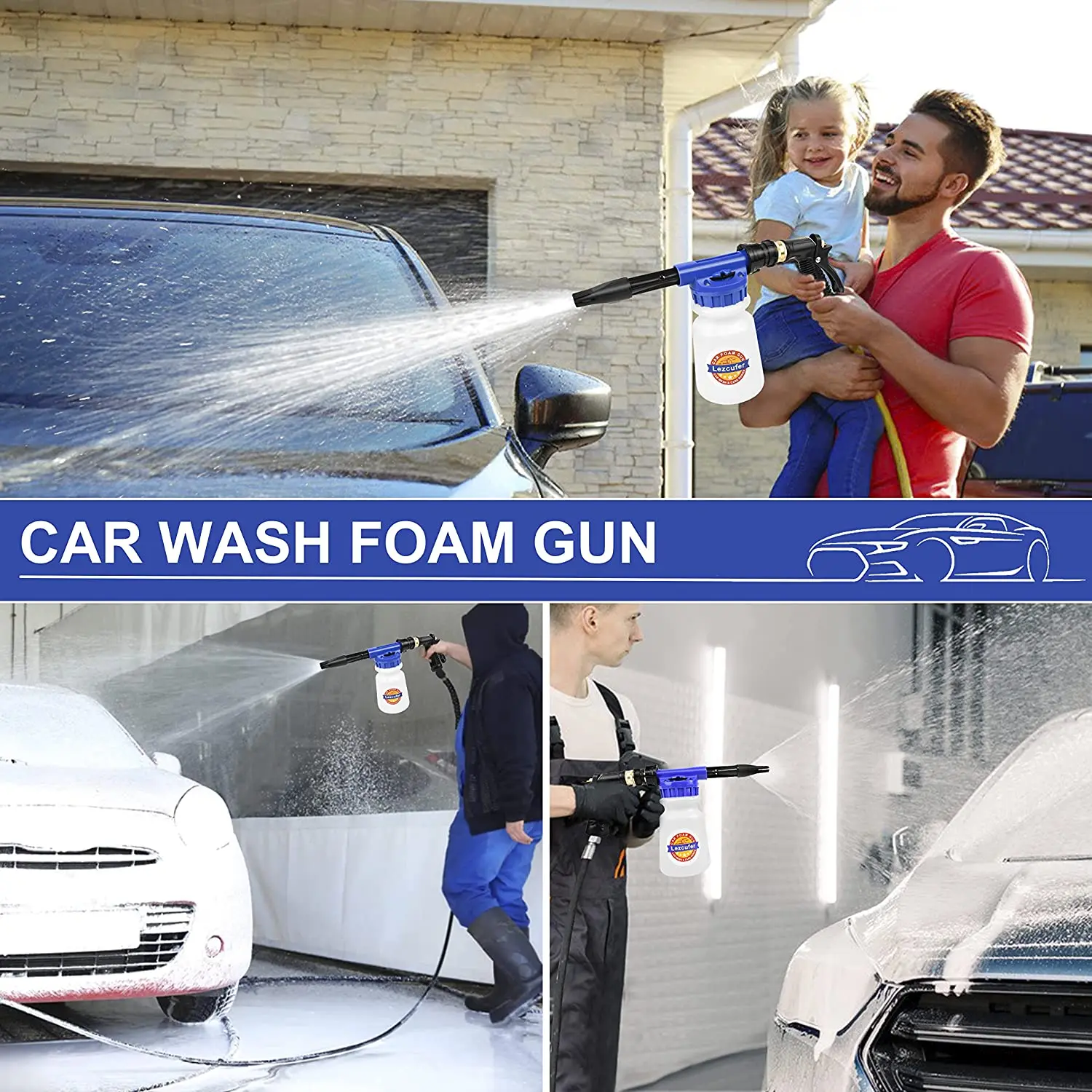 Portable Auto Detailing Brush Set Window Cleaner Drill Brush Set Microfiber Detailing Cleaning Kit For Car