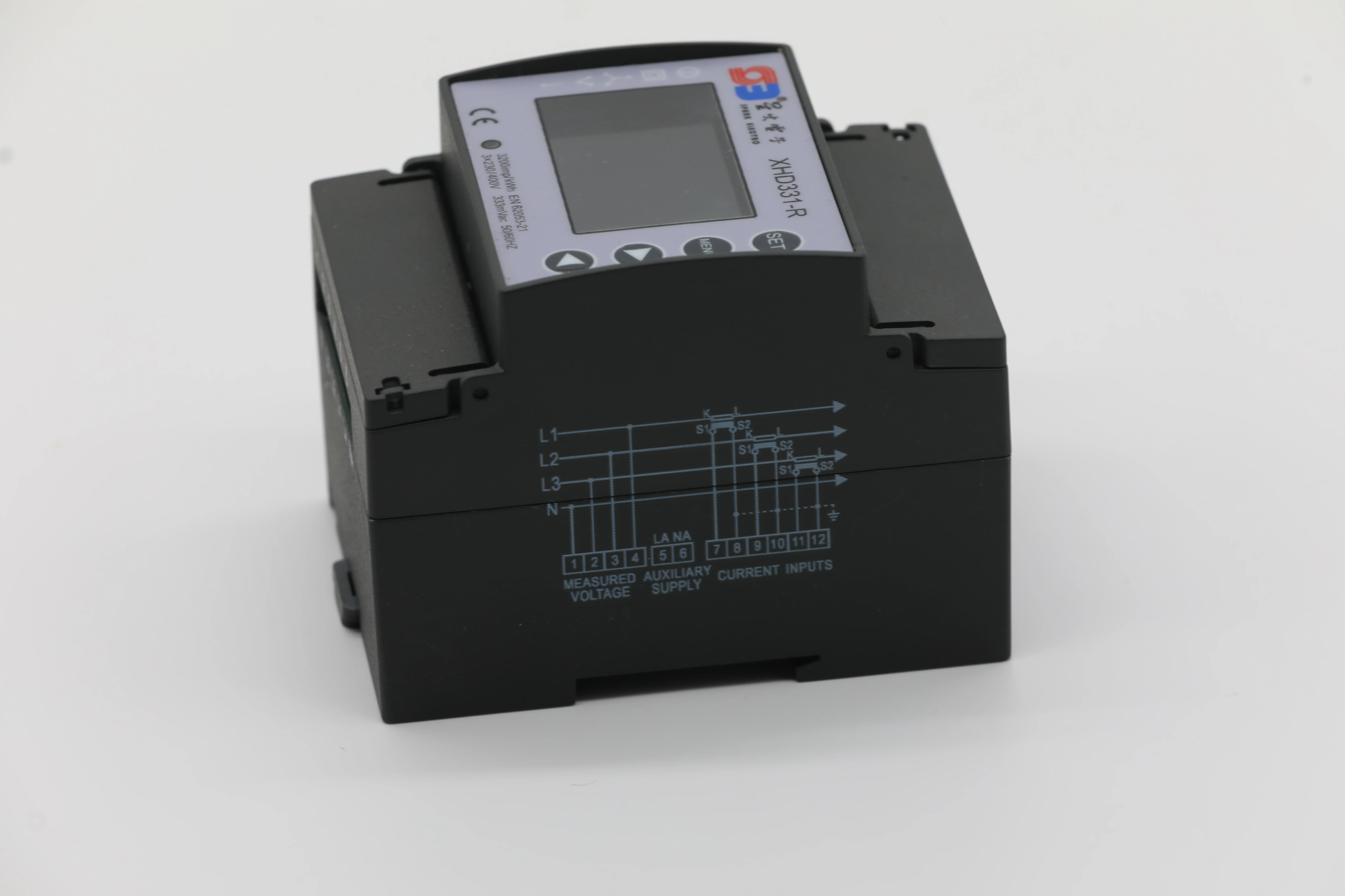 Three Phase Smart RS485 Solar Rogowski Coil Energy Meter with Remote Monitoring