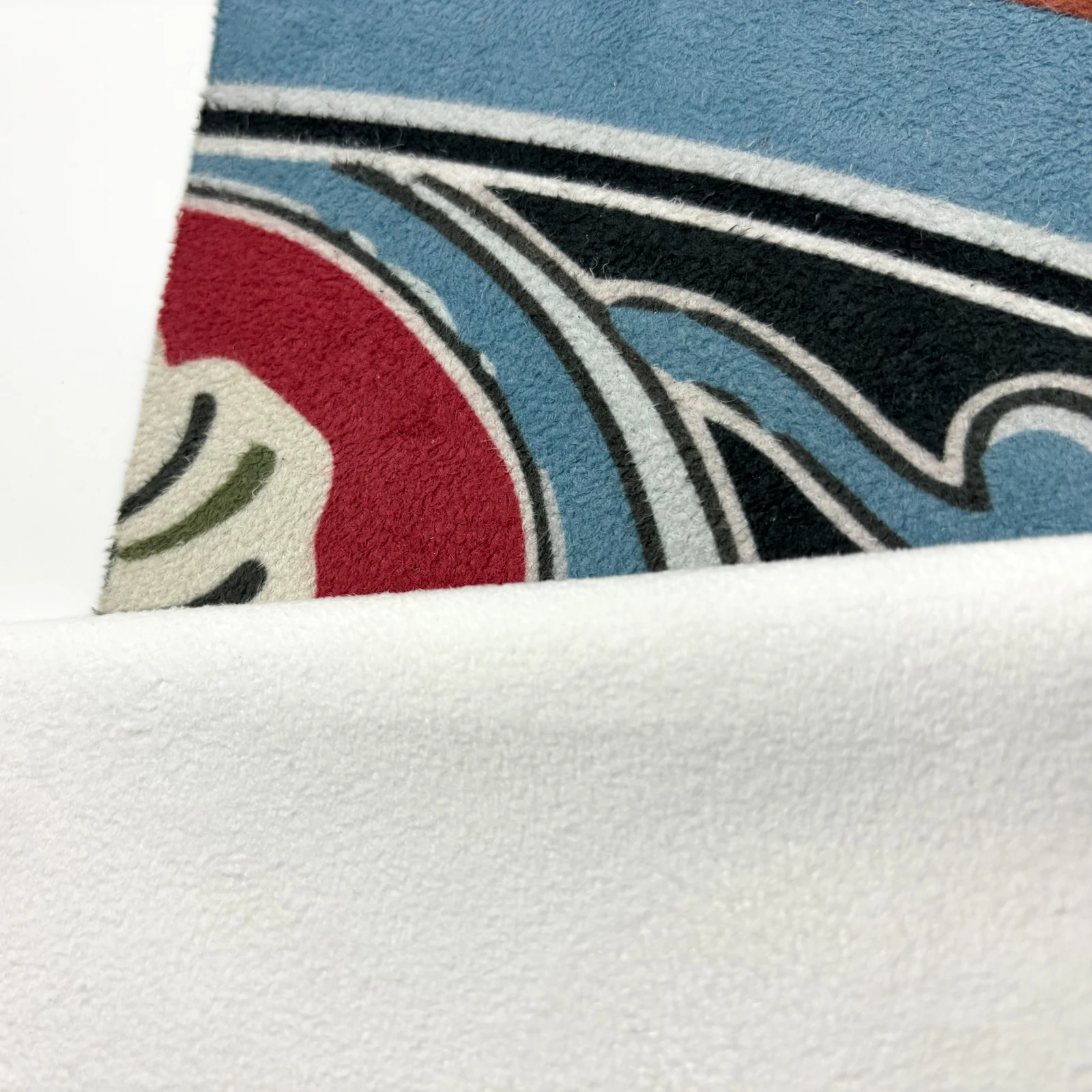 PFP and PFD White Color Suede Fabric for Printing and Dyeing Free Sample