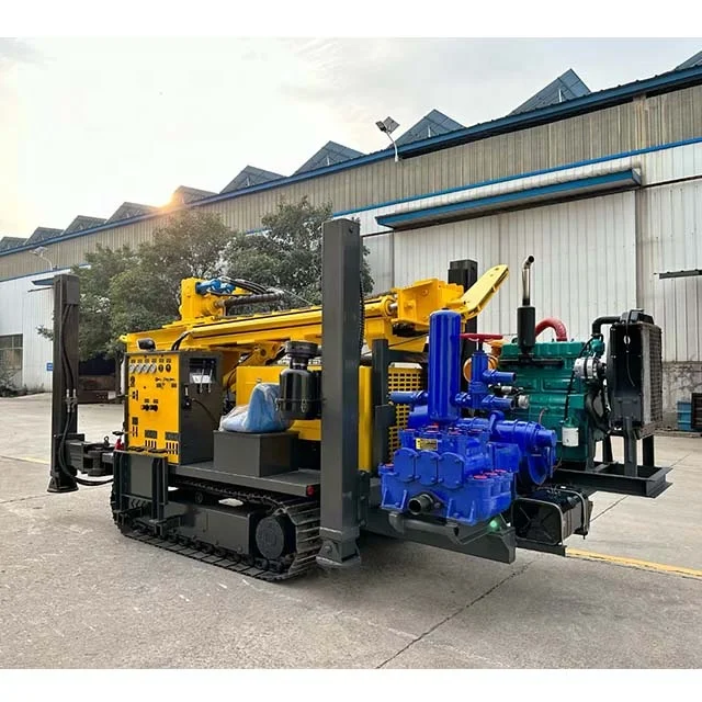 180meter professional factory good price 100m diesel hydraulic small portable water well drilling machine