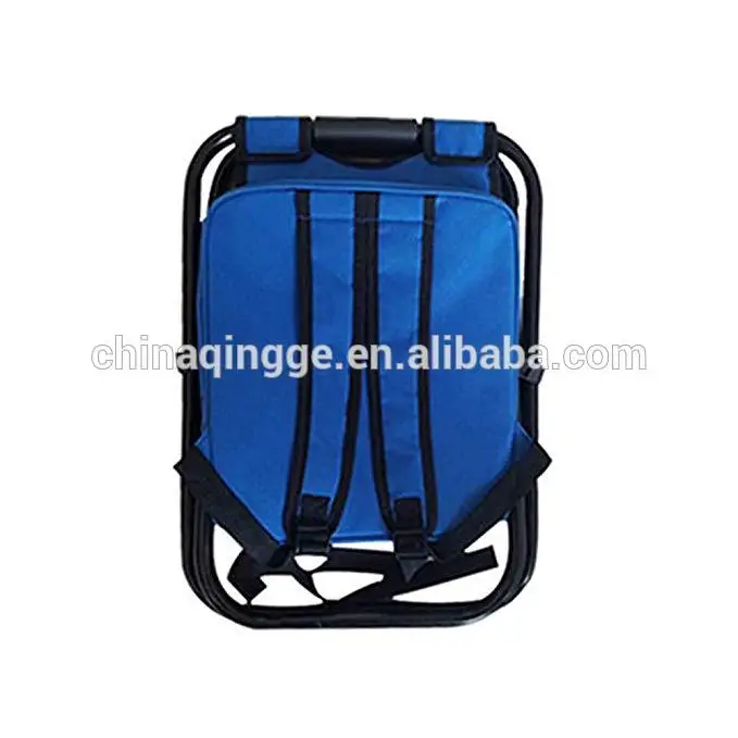 
Folding Camping Cooler Bag Fishing Backpack Chair 