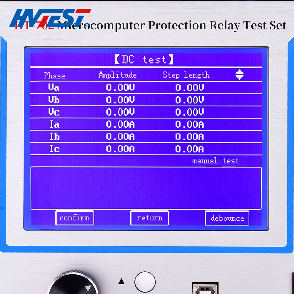 B HT-702 Electrical Testing Machine Three Phase Secondary Injection Relay Protective Tester