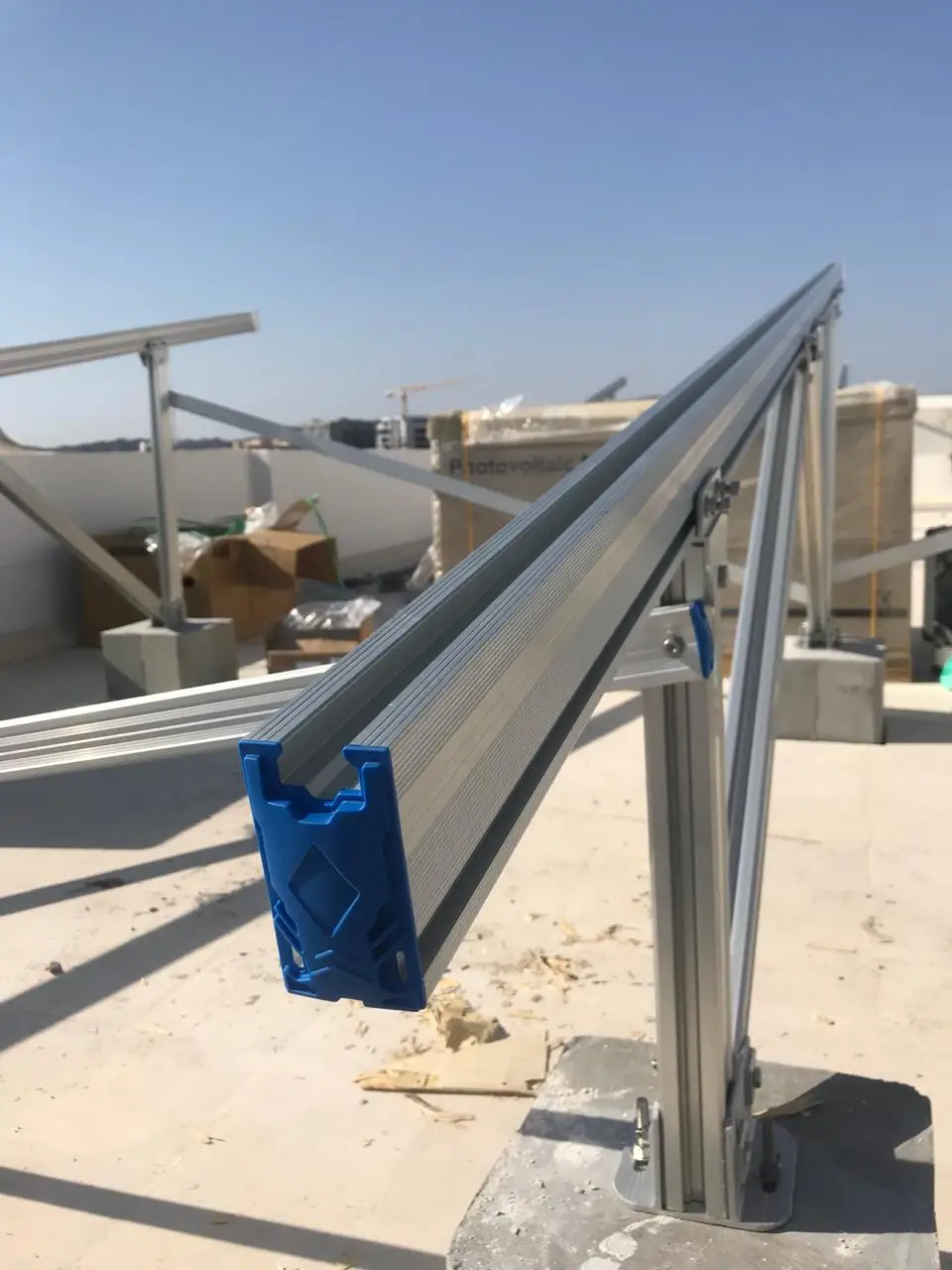 50kw ground mount solar panels aluminum ground racking mount