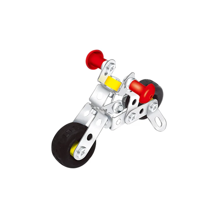 Wholesale Creative 38pcs Motorcycle Model DIY 3D Metal Building Block As Gifts