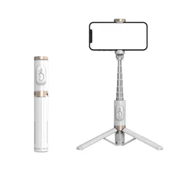 Amazlie Q12 Aluminum Alloy 3 in 1 Hidden Cell Phone Wireless Remote Selfie Stick with Tripod Stand