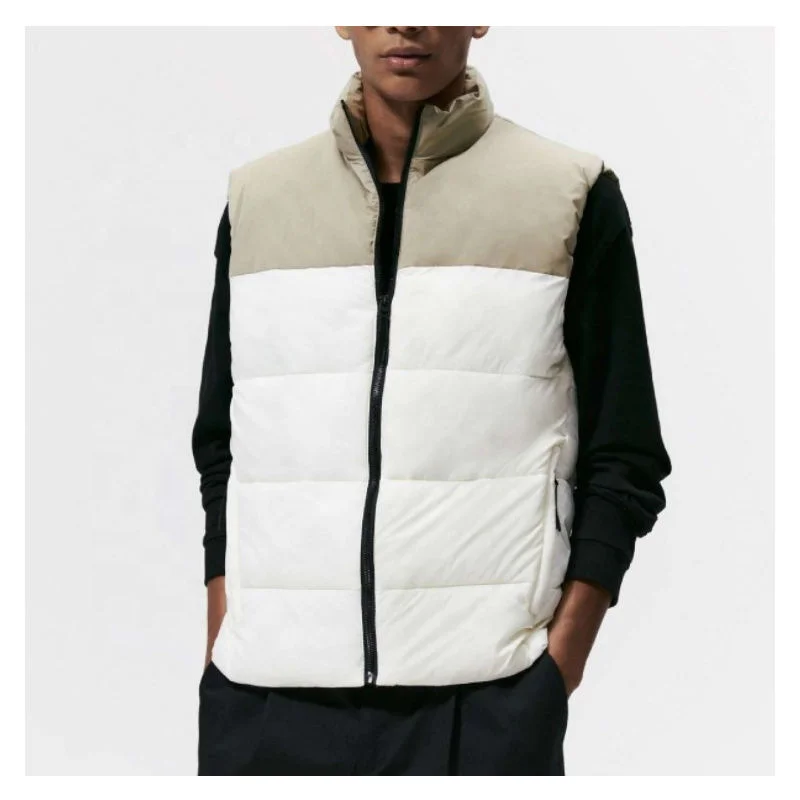 Customized design Casual Cotton Winter Quilted Puffer Vest Women Custom Logo Waistcoat Puffer Vests Men