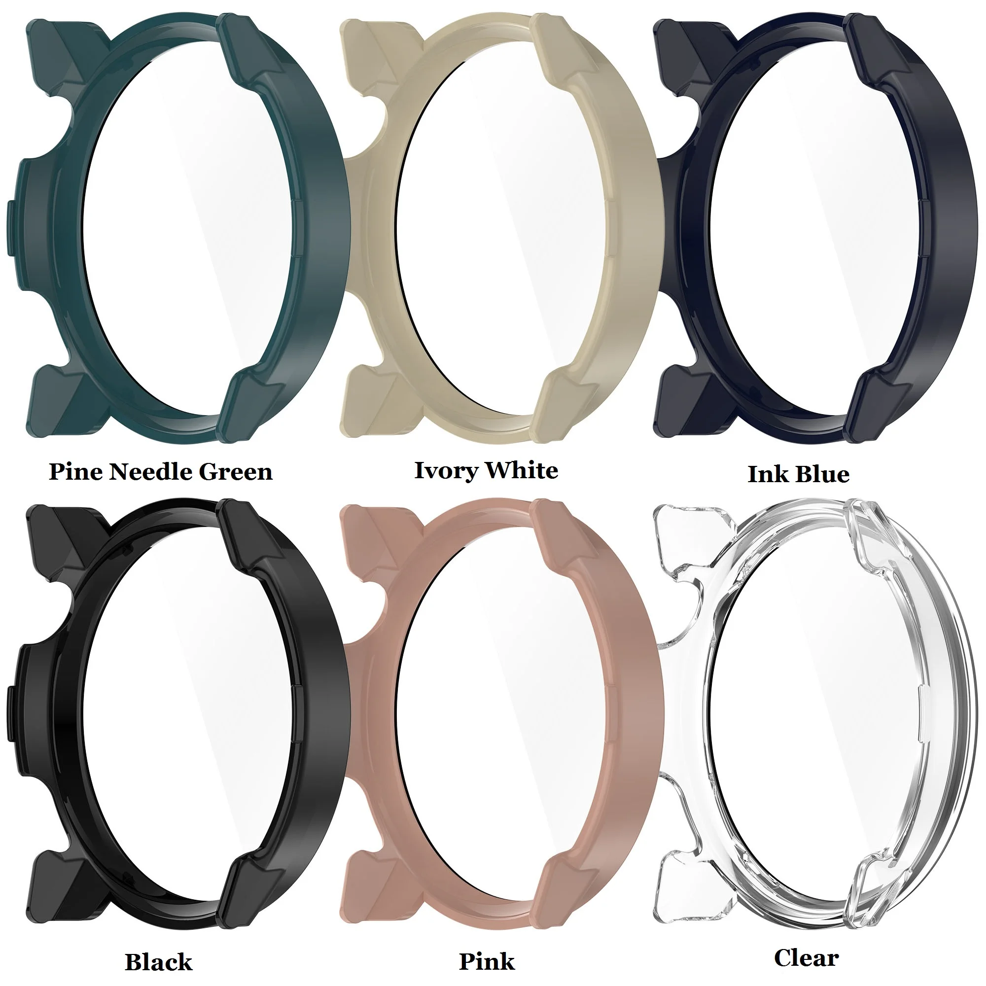 Screen Protector Full Cover PC+Tempered Glass Watch Case for Coros Pace 3