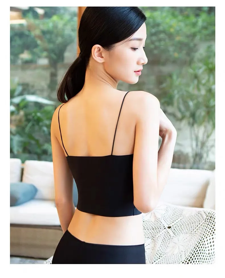 Ladies bra small vest one-word beauty back excellent arc seamless tube top