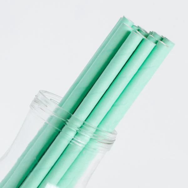 Bio Custom design straight paper drinking straw