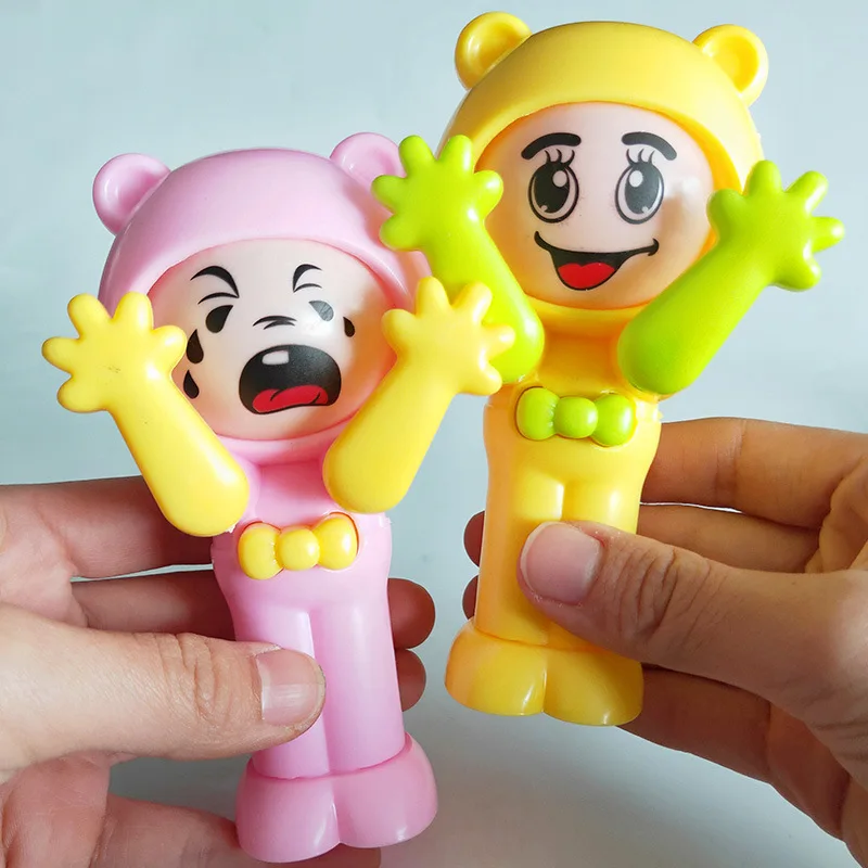 Интересная игра в угадывание лица камень ножницы игрушка-сюрприз яйца кукла Детская боевая