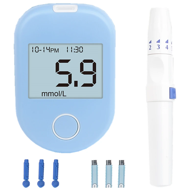 
2020 Safe digital Glucometer,Sugar Test Machine In Blood,Monitor Health Care Tools Blood Glucose Test Meter 