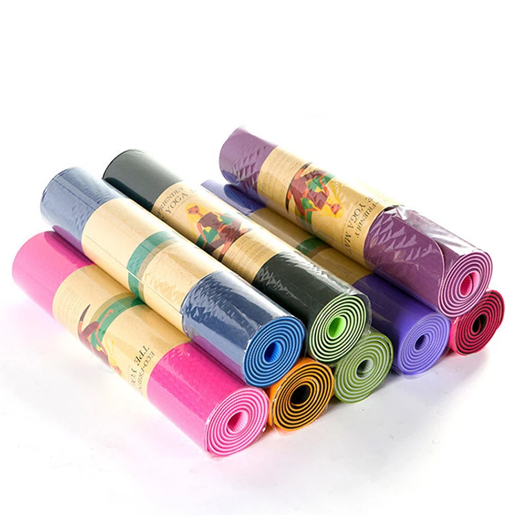 Wholesale New Products Custom Logo Printed POE Yoga Mat Eco Friendly Anti-slip Exercise Mat Fitness Equipment Supplier