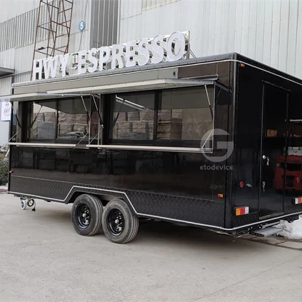 Freezer Pizza Trailers For Europe Juice Mobile Bar Cart Food Truck Food Trailer Included Equipment Mini Food Cart