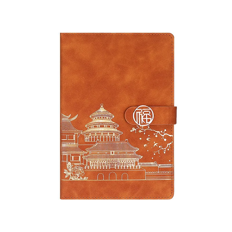 A5 national fashion business notebook office notebook high-end gift set meeting notepad printable logo