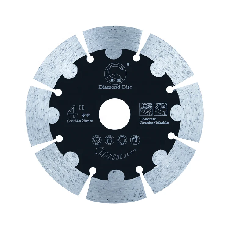 4 Inch 114 mm Good Quality Cutting concrete marble grinder Disc Diamond Disc