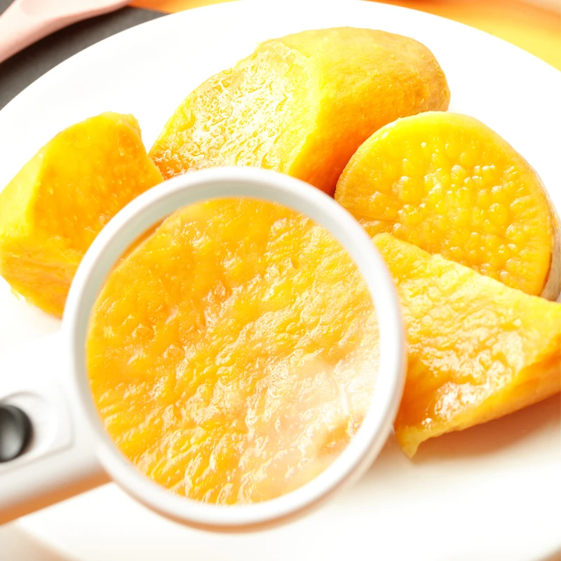 vacuum packing sweet fresh potato