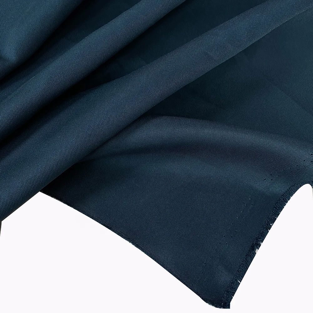 200gsm high quality 100% polyester twill cloth t shirt fabric dyed gabardine  work cloth uniform fabric