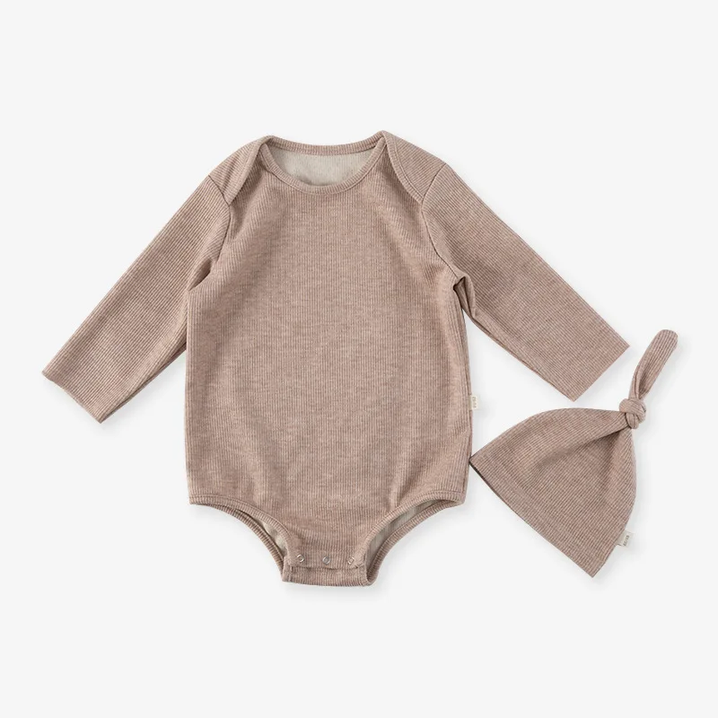 Custom Endorsement Organic Cotton Newborn 3-12 Months 2 Year Old Girl Kids Long Sleeve Infant baby onesie Romper Baby Clothes
